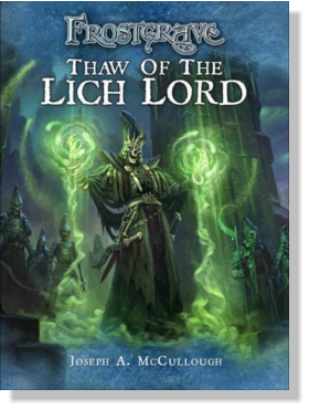 Thaw of the Lich Lord is a complete campaign for Frostgrave that will challenge both new and veteran players. Through a series of linked scenarios, players discover the existence of a new power in the Frozen City.