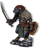 Gnoll Chieftain, star of the 2nd Frostgrave Supplement 'Into the Breeding Pits', due out in 2016.