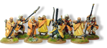 The Shoei Monk Buntai box set gives you the perfect starter army to begin playing Ronin. Miniatures are 28mm sized, made of metal and supplied unpainted. Ronin is copyright Osprey Publishing 2013.