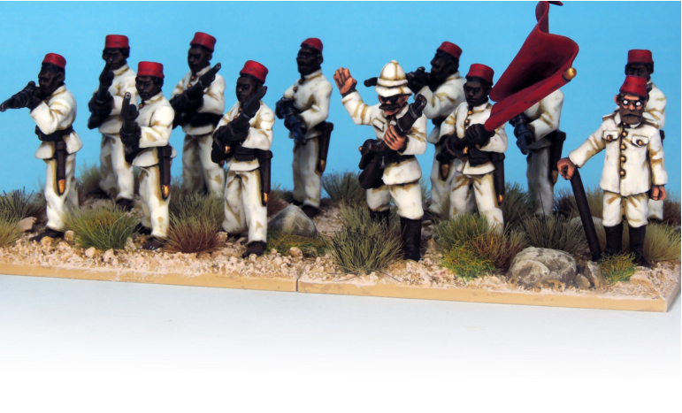 late 19th Century Zanzibar regular soldiers 