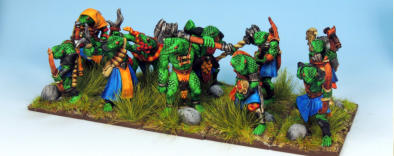 The OathmarkSnake-man Infantry unit, ready for battle.